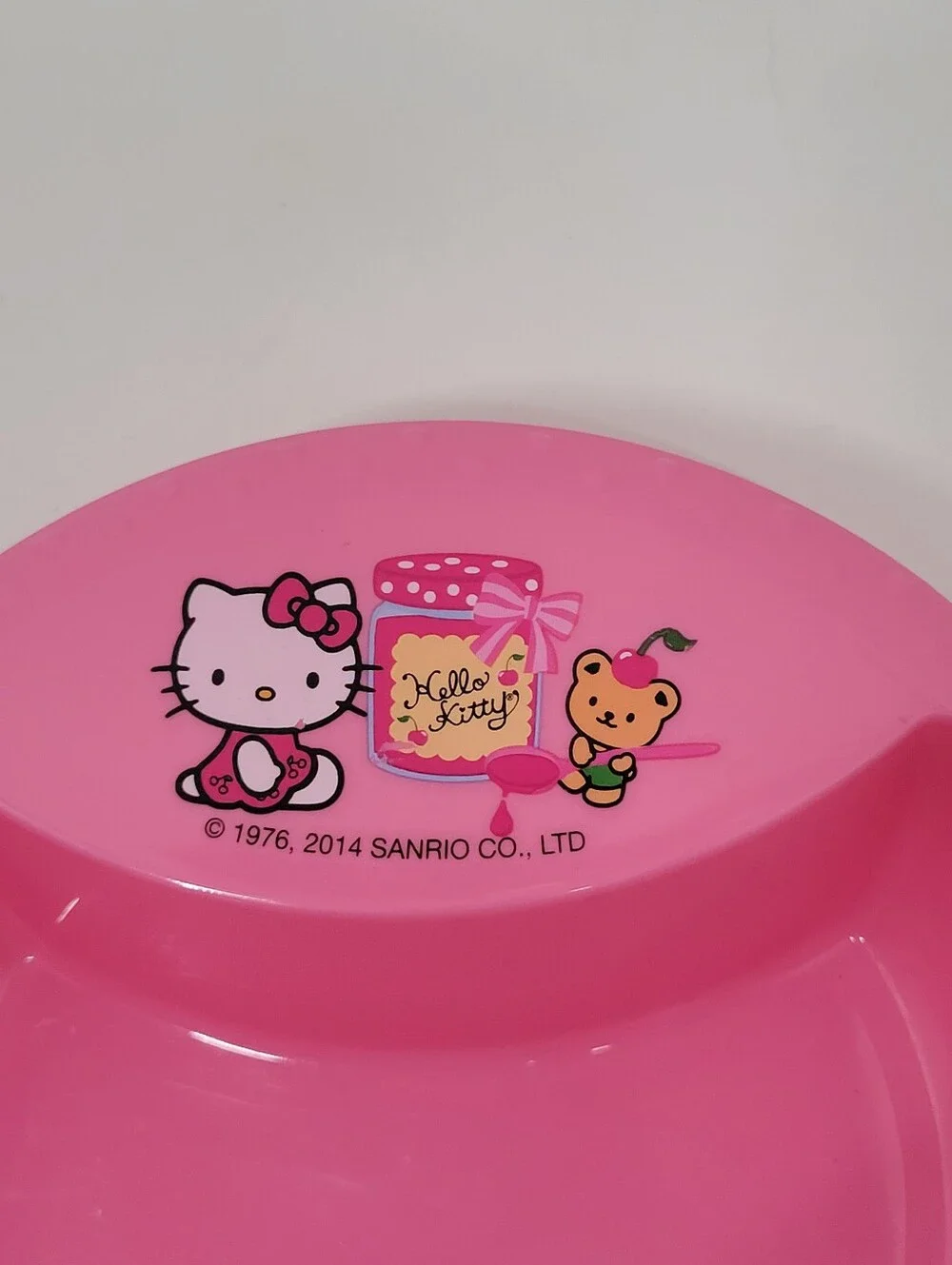 Hello Kitty Sanrio ZAK Designs 2014 Pink Plastic Snack Plates Set Of 2